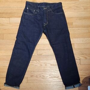 Railcar Fine Goods Spikes X056 14.75oz Dark Indigo Selvedge 32W30L